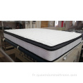 Matelas de printemps de poche en tissu à tricot queen size queen